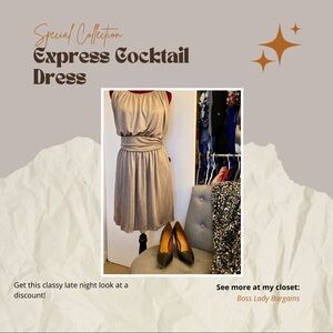 Express Bronze Sleeveless Sheath